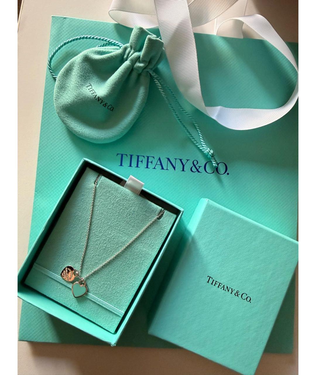 TIFFANY&CO Серебряное серебряное колье, фото 5