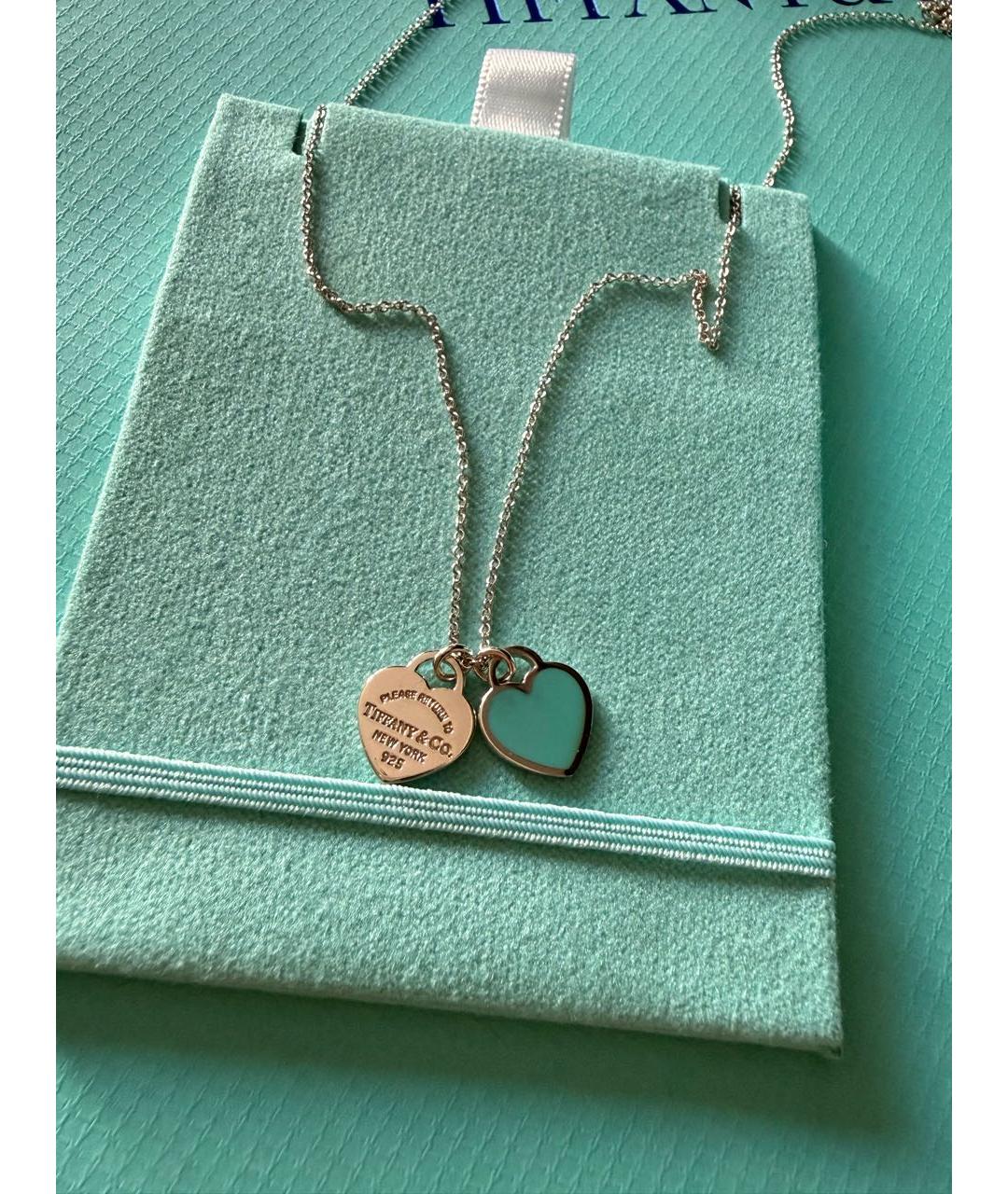 TIFFANY&CO Серебряное серебряное колье, фото 3