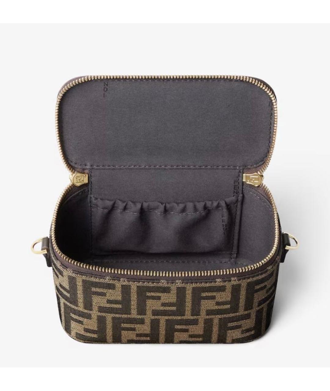 FENDI Коричневая сумка на плечо, фото 4