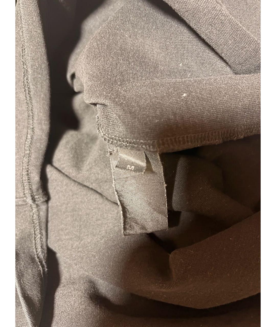 VETEMENTS Черная хлопковая футболка, фото 6