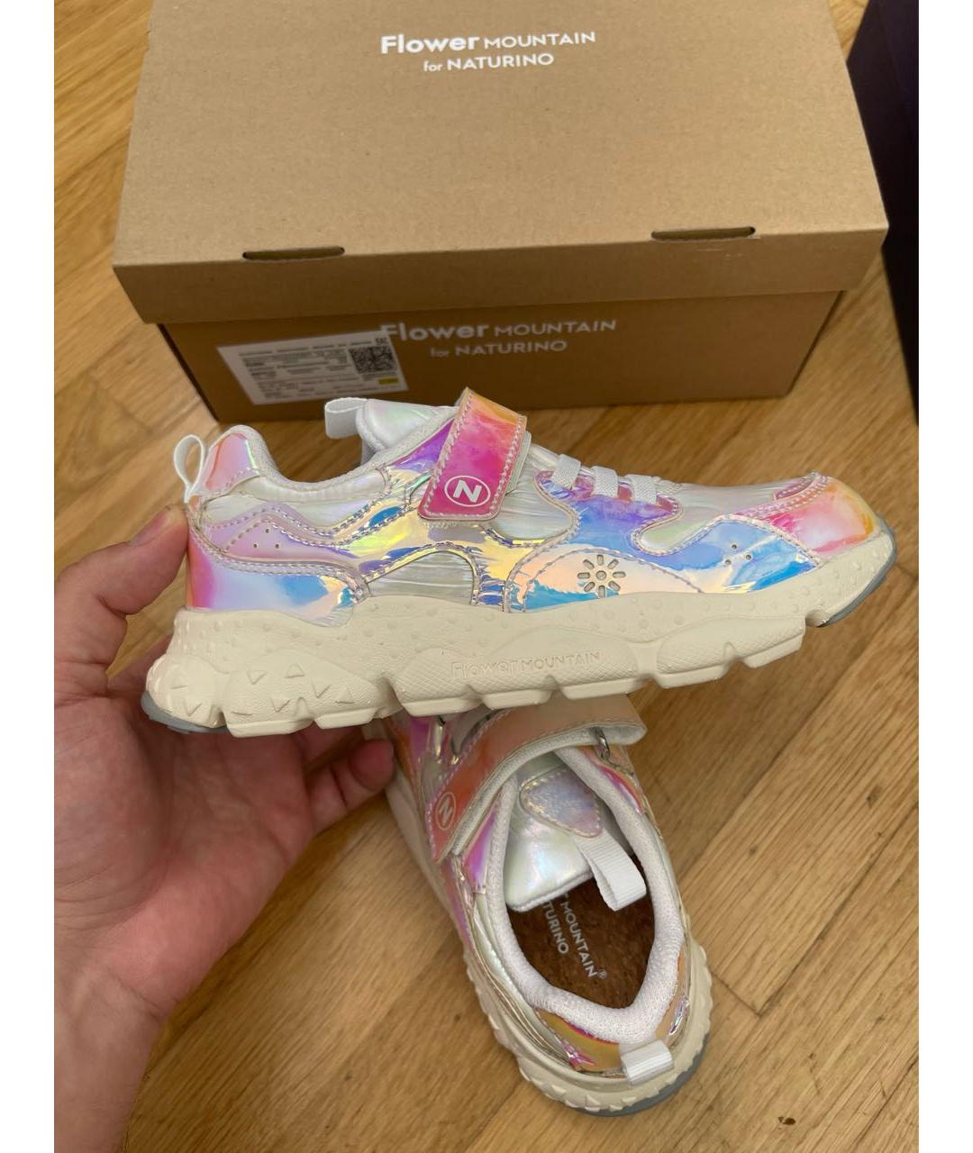 Flower Mountain Мульти текстильные кеды, фото 4