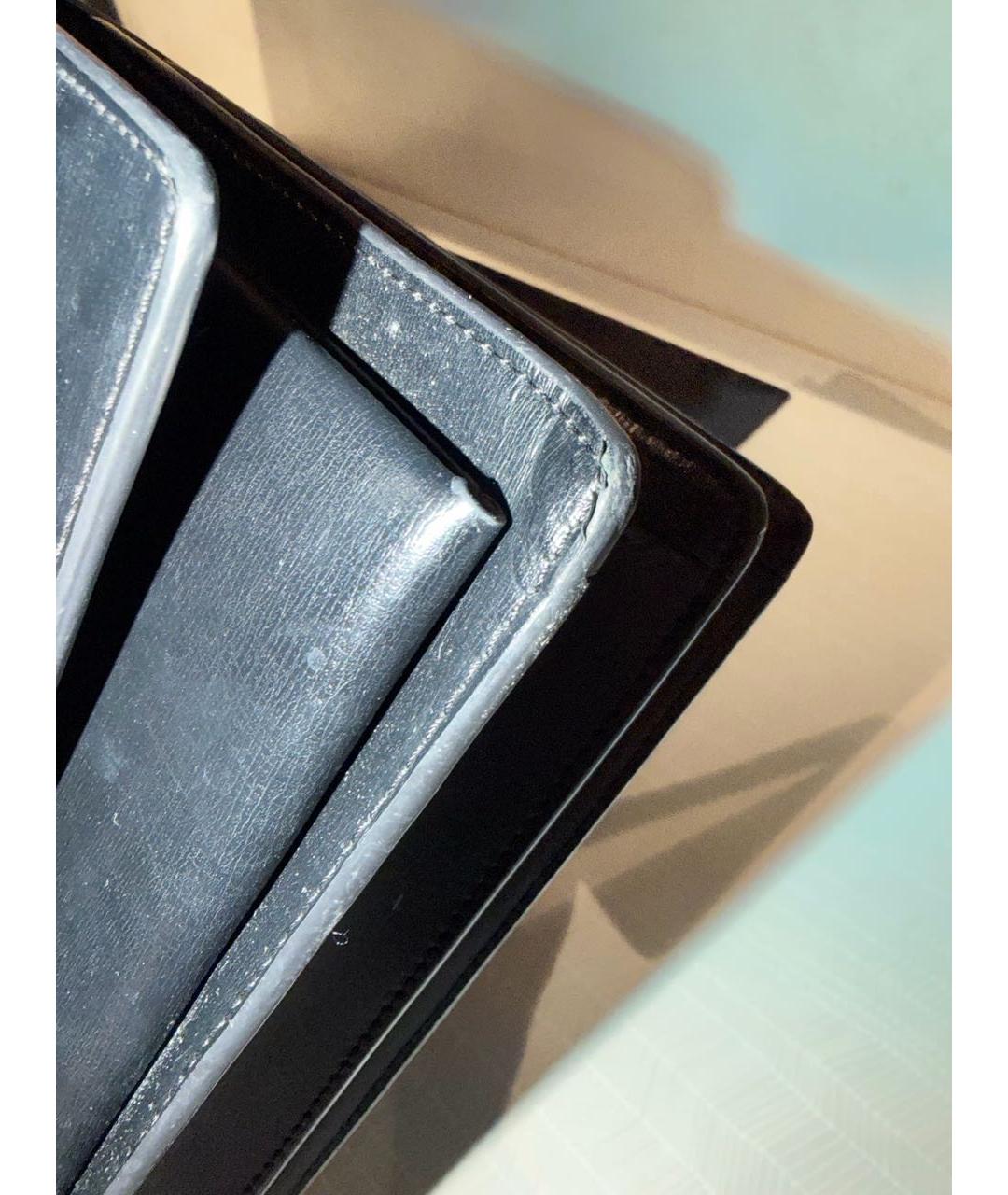 SAINT LAURENT Черная кожаная сумка через плечо, фото 6