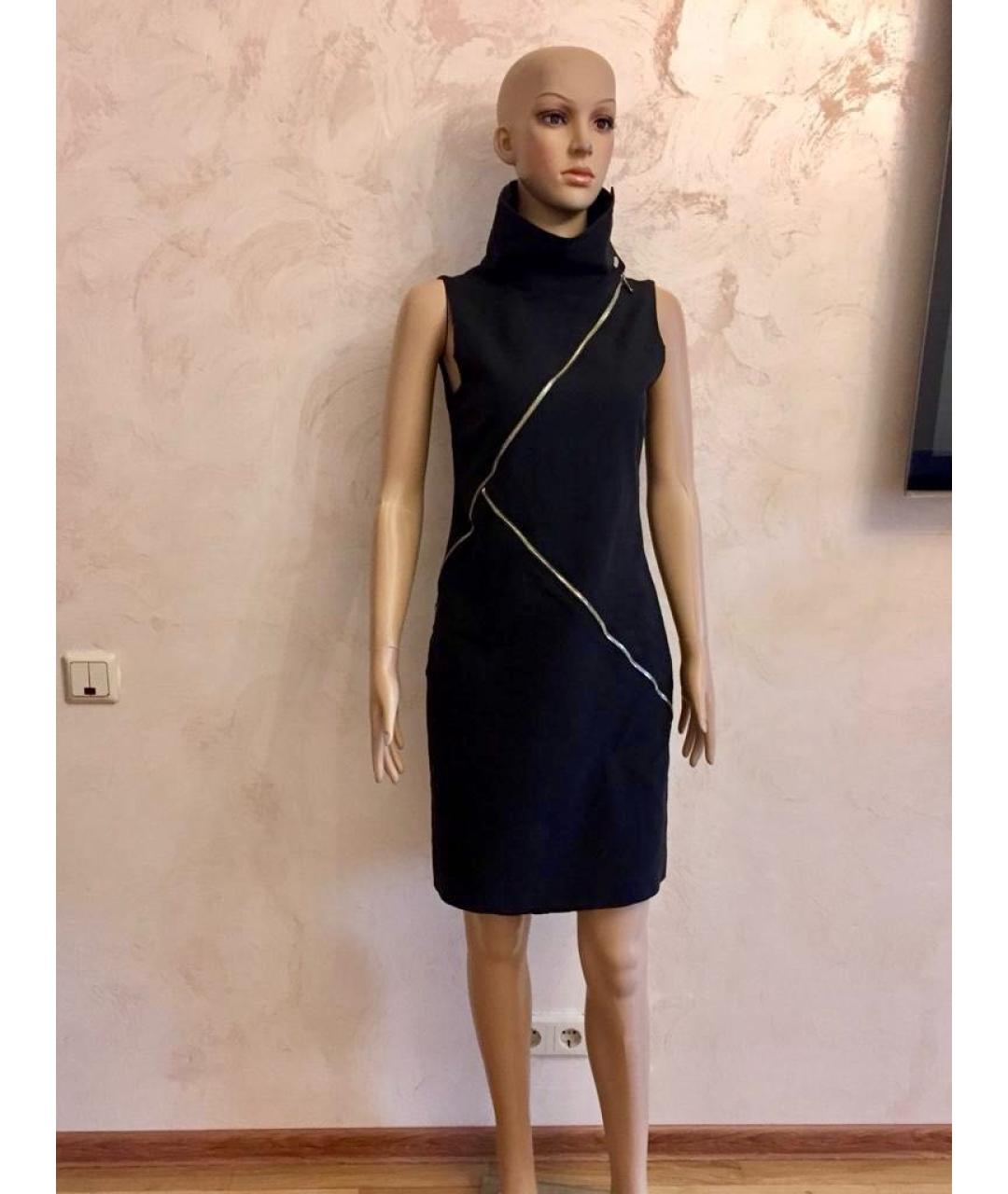 MICHAEL KORS Темно-синее деним повседневное платье, фото 8