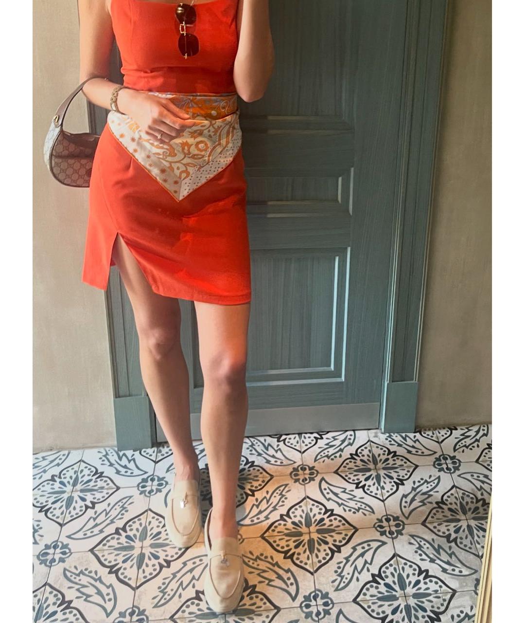 LORO PIANA Бежевые замшевые лоферы, фото 8