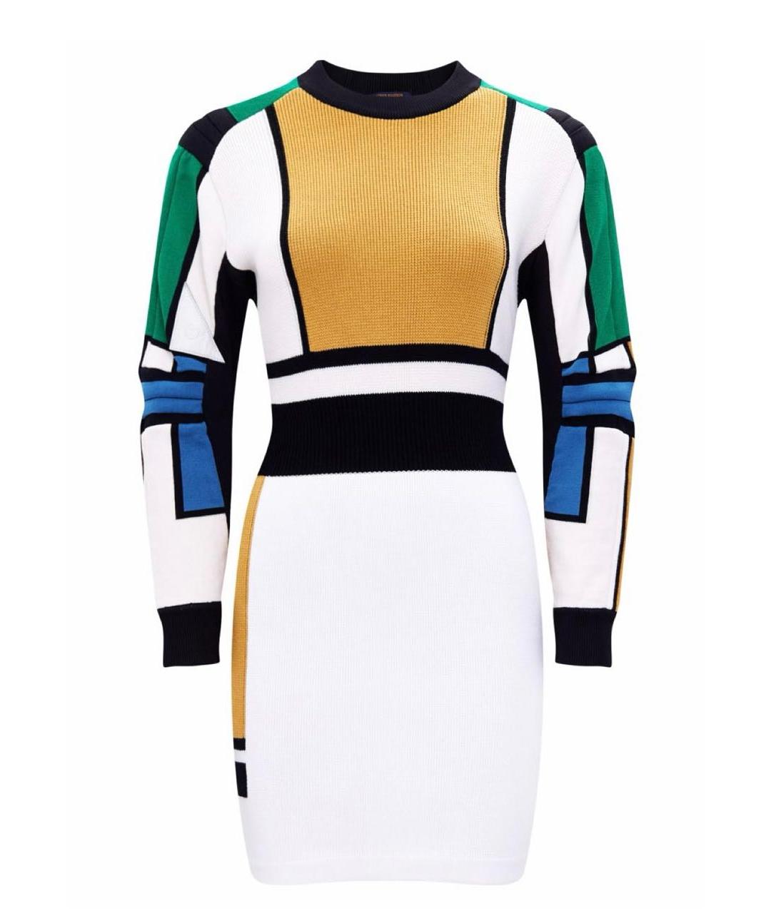 LOUIS VUITTON Мульти синтетическое повседневное платье, фото 1