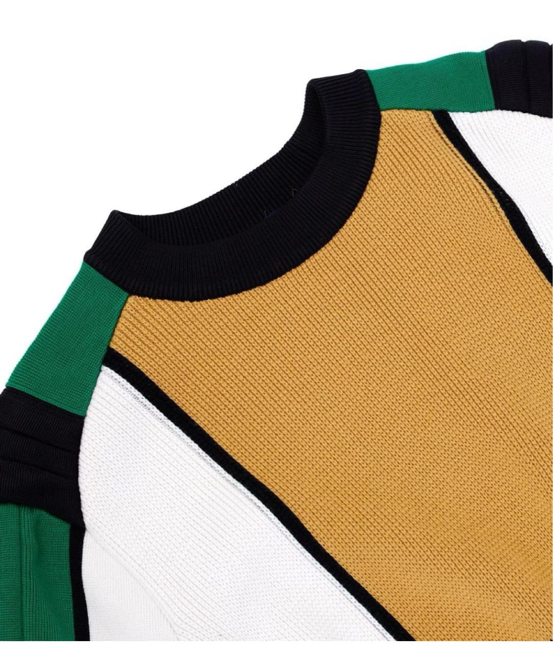 LOUIS VUITTON Мульти синтетическое повседневное платье, фото 4