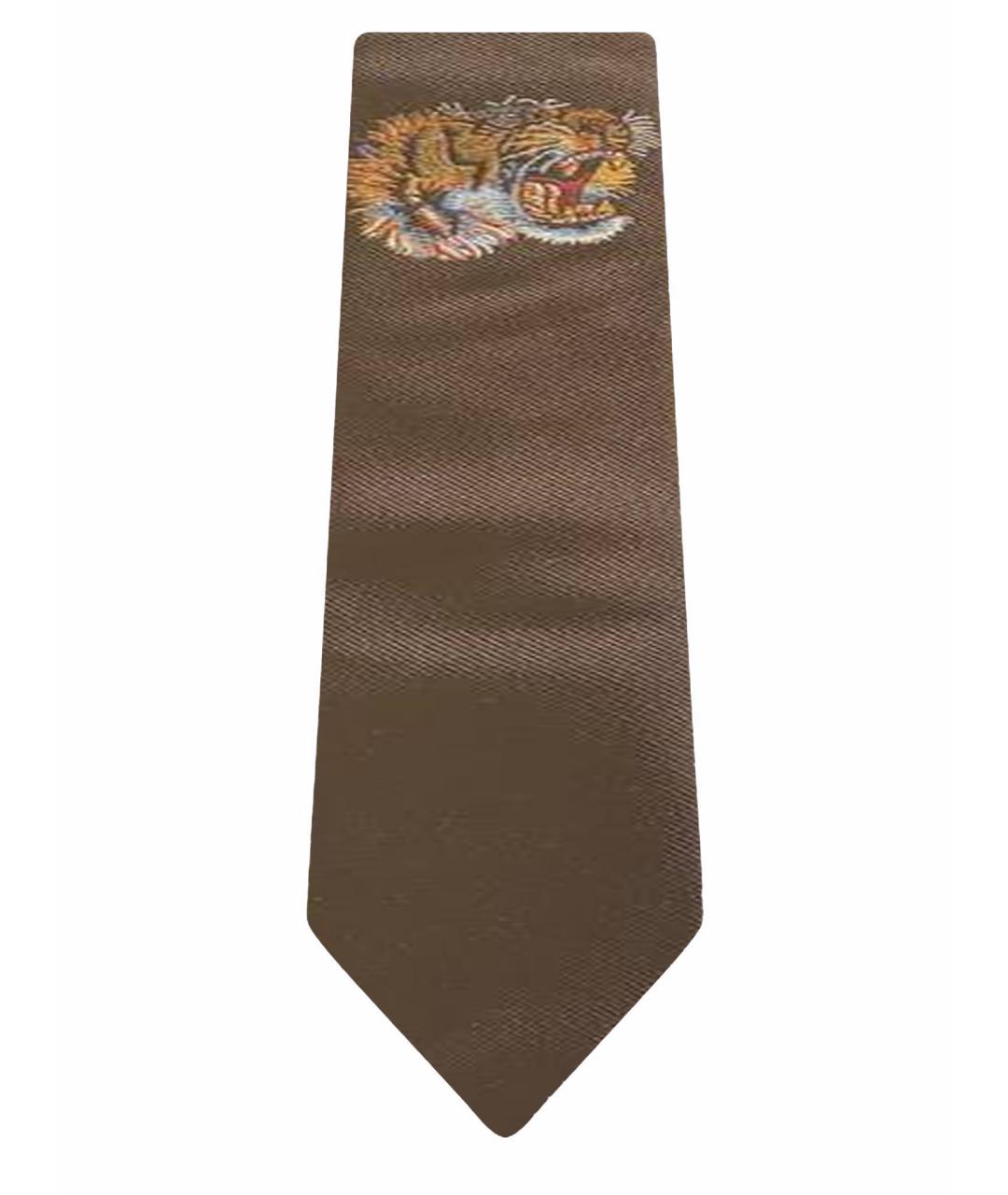 GUCCI Черный шелковый галстук, фото 1