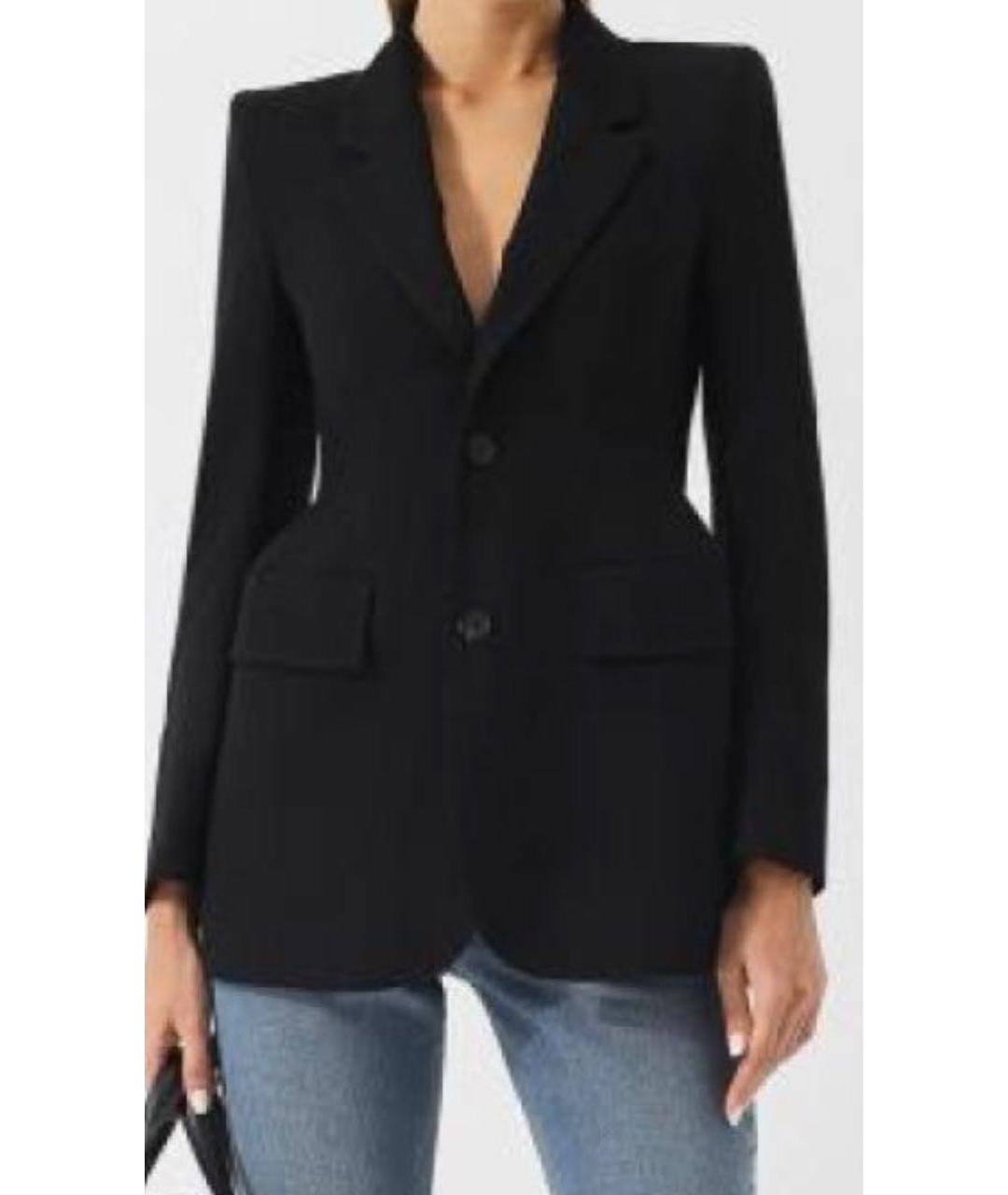 BALENCIAGA Черный жакет/пиджак, фото 4