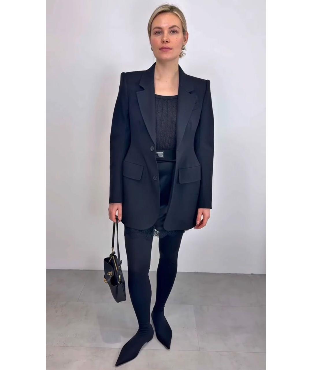 BALENCIAGA Черный жакет/пиджак, фото 6