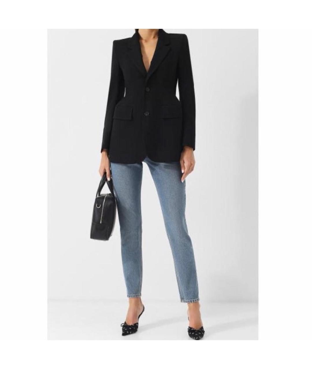 BALENCIAGA Черный жакет/пиджак, фото 5