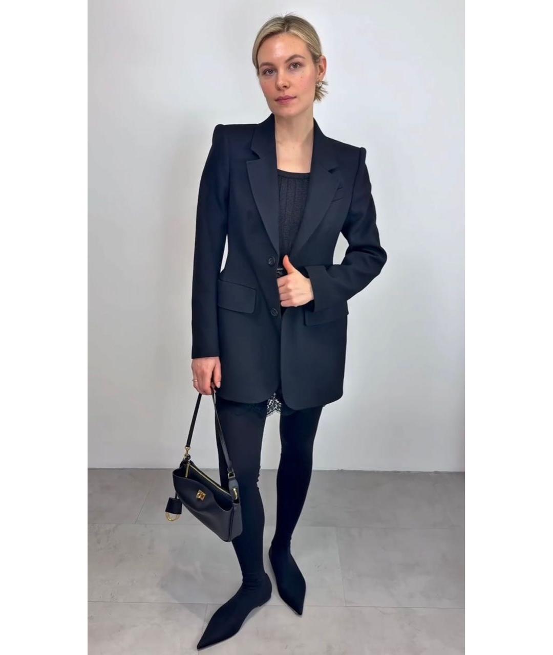 BALENCIAGA Черный жакет/пиджак, фото 7