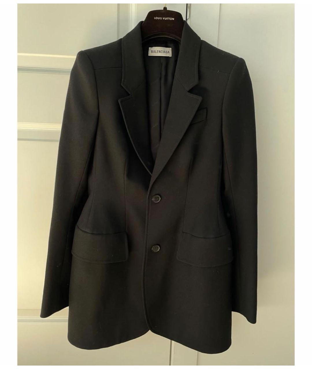 BALENCIAGA Черный жакет/пиджак, фото 3