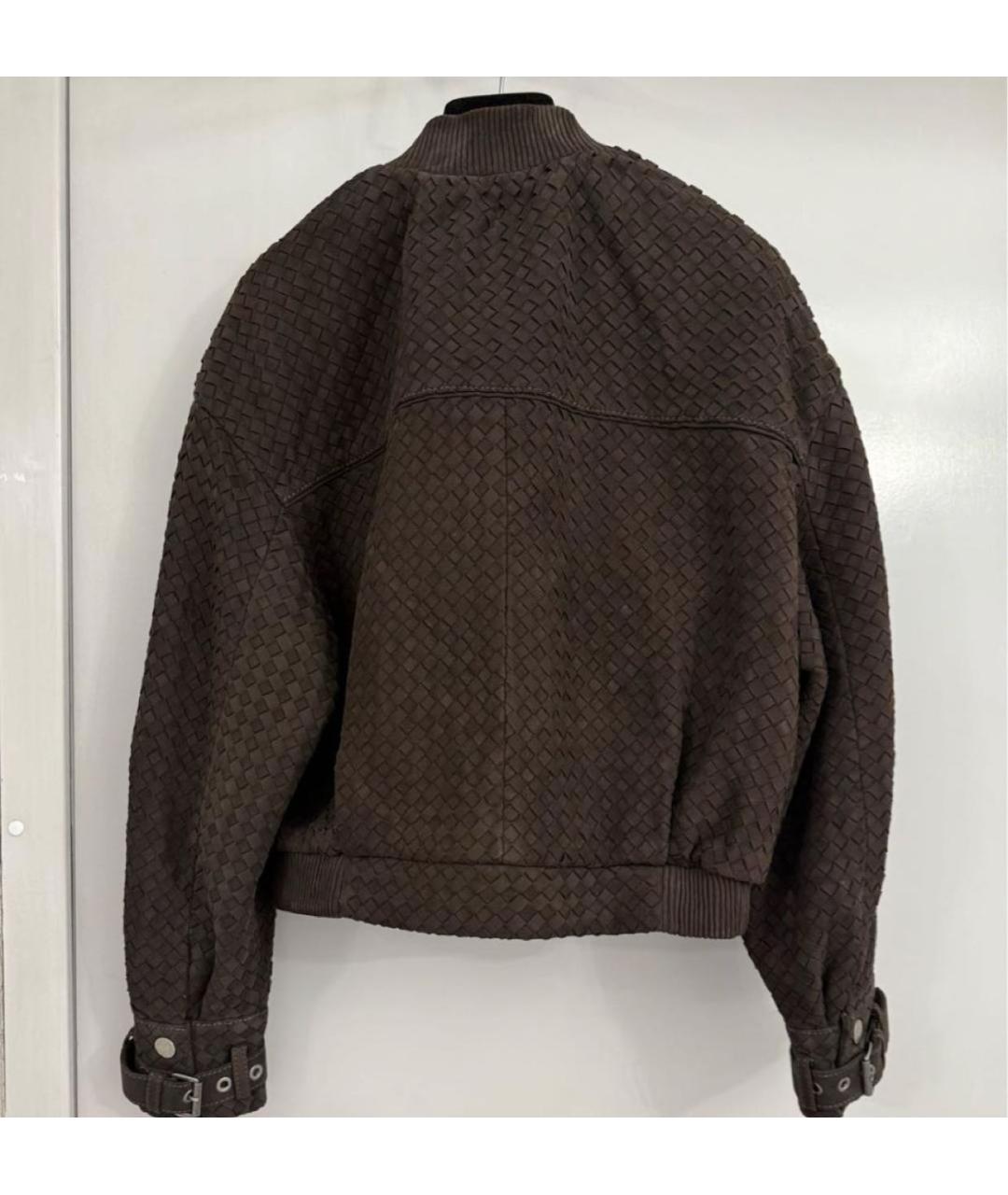 MANOKHI Коричневая замшевая куртка, фото 2