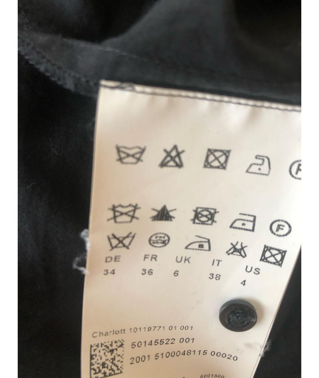 HUGO BOSS Черная хлопковая блузы, фото 6