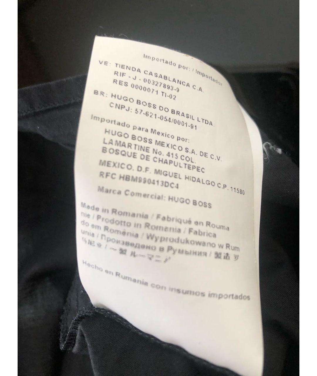 HUGO BOSS Черная хлопковая блузы, фото 4