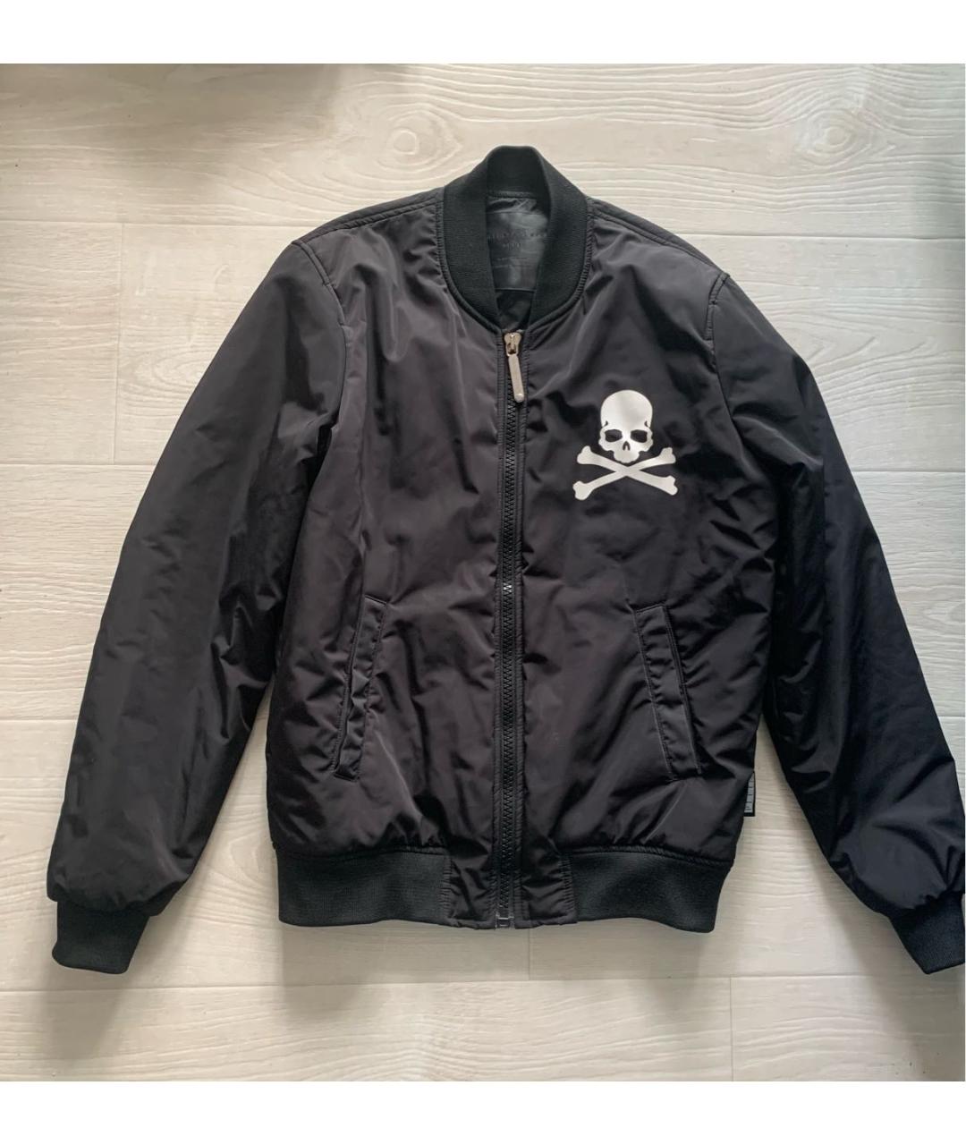 PHILIPP PLEIN Черная полиэстеровая куртка, фото 8