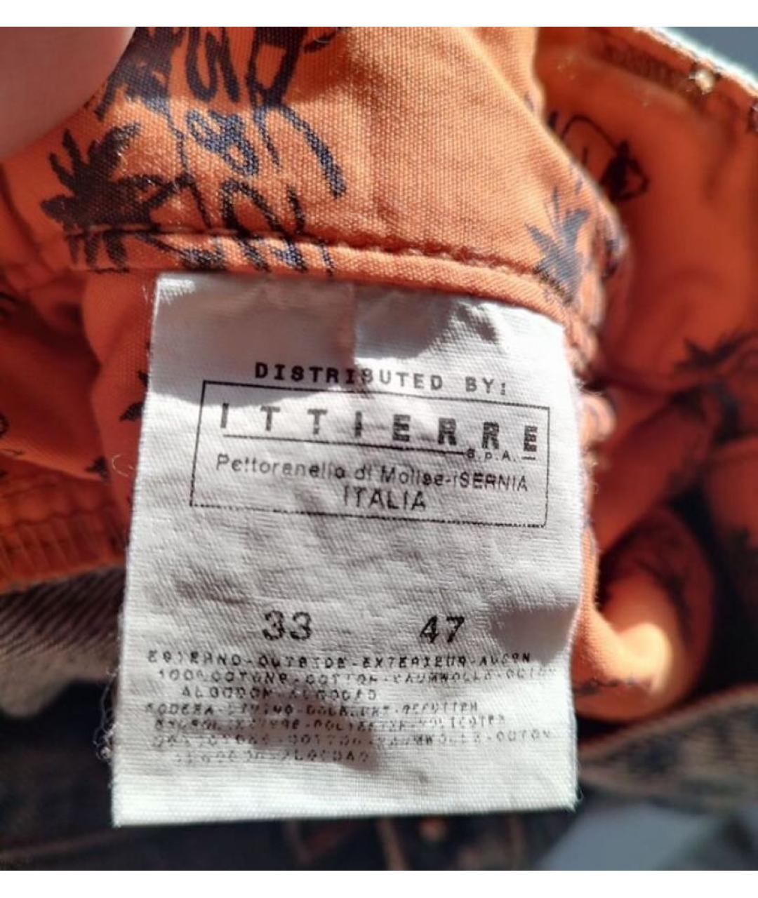 DOLCE&GABBANA Синие хлопковые прямые джинсы, фото 6