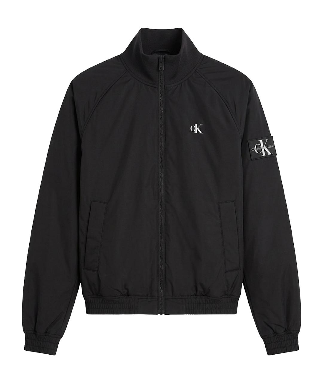 CALVIN KLEIN Черная полиэстеровая куртка, фото 1