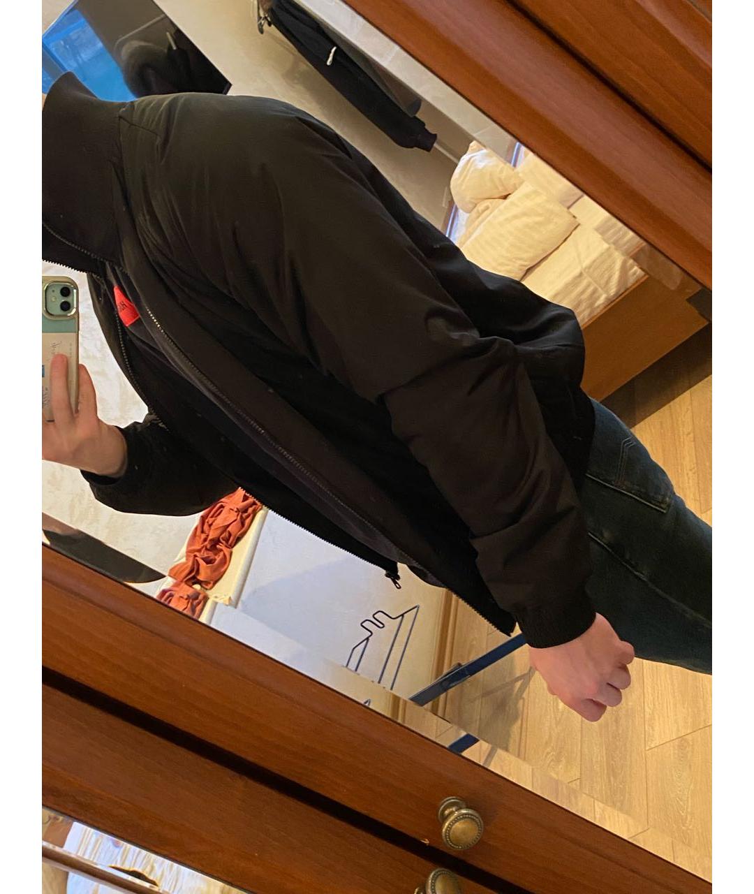 CALVIN KLEIN Черная полиэстеровая куртка, фото 6