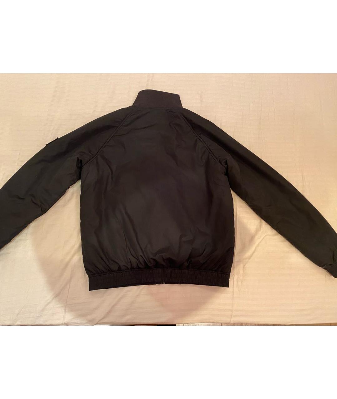 CALVIN KLEIN Черная полиэстеровая куртка, фото 2