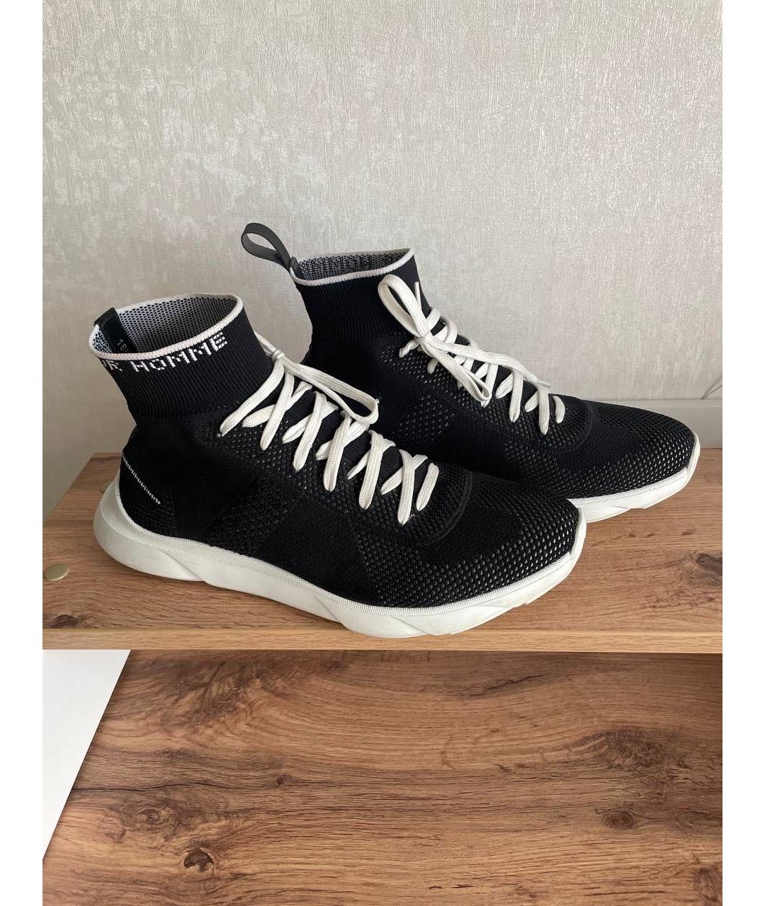 CHRISTIAN DIOR Черные низкие кроссовки / кеды, фото 2