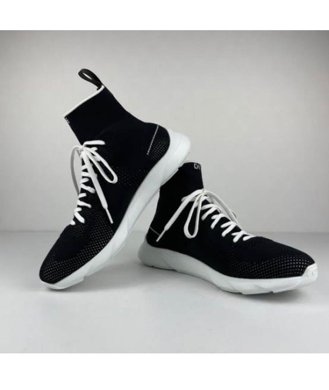 CHRISTIAN DIOR Черные низкие кроссовки / кеды, фото 7