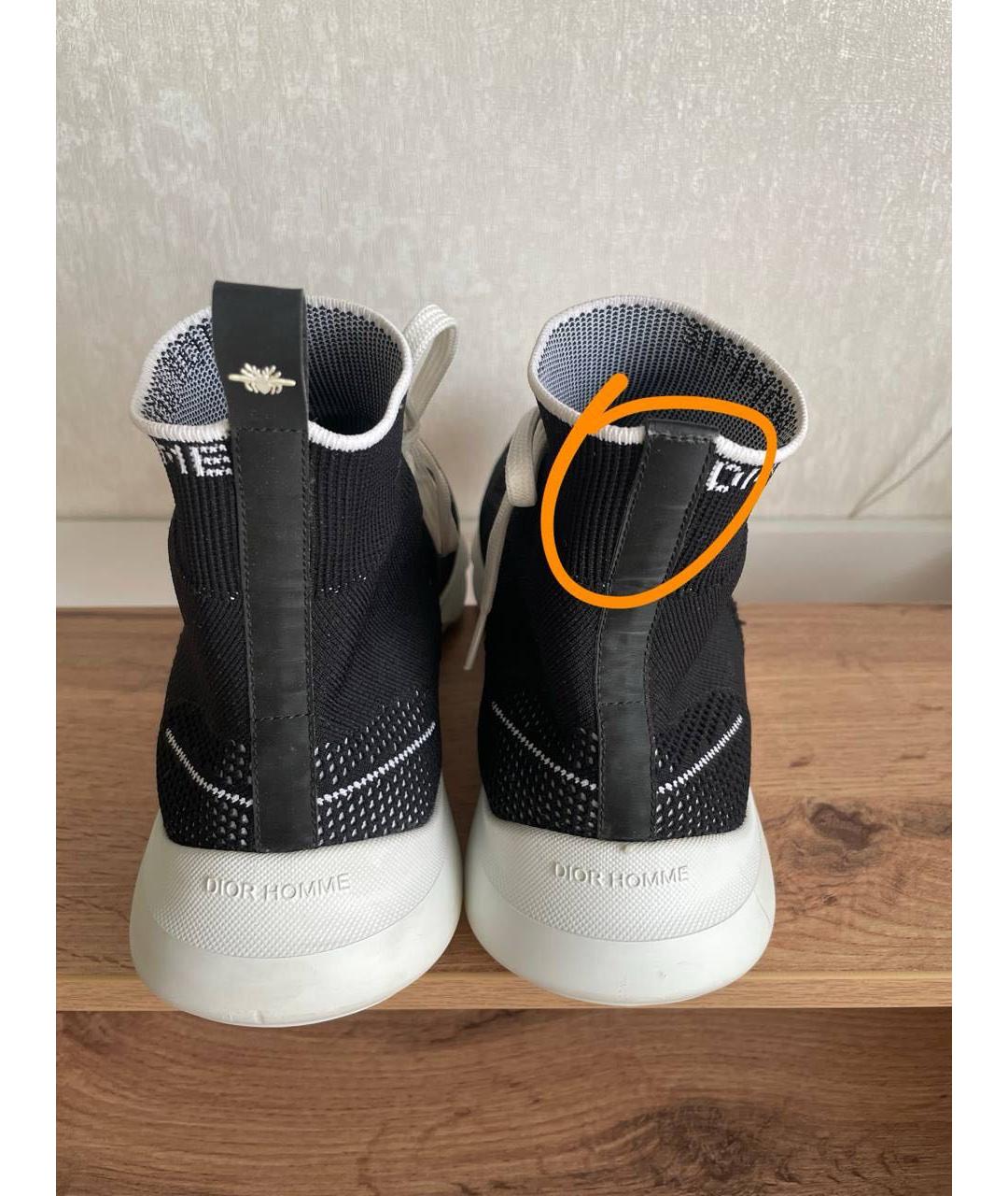 CHRISTIAN DIOR Черные низкие кроссовки / кеды, фото 6