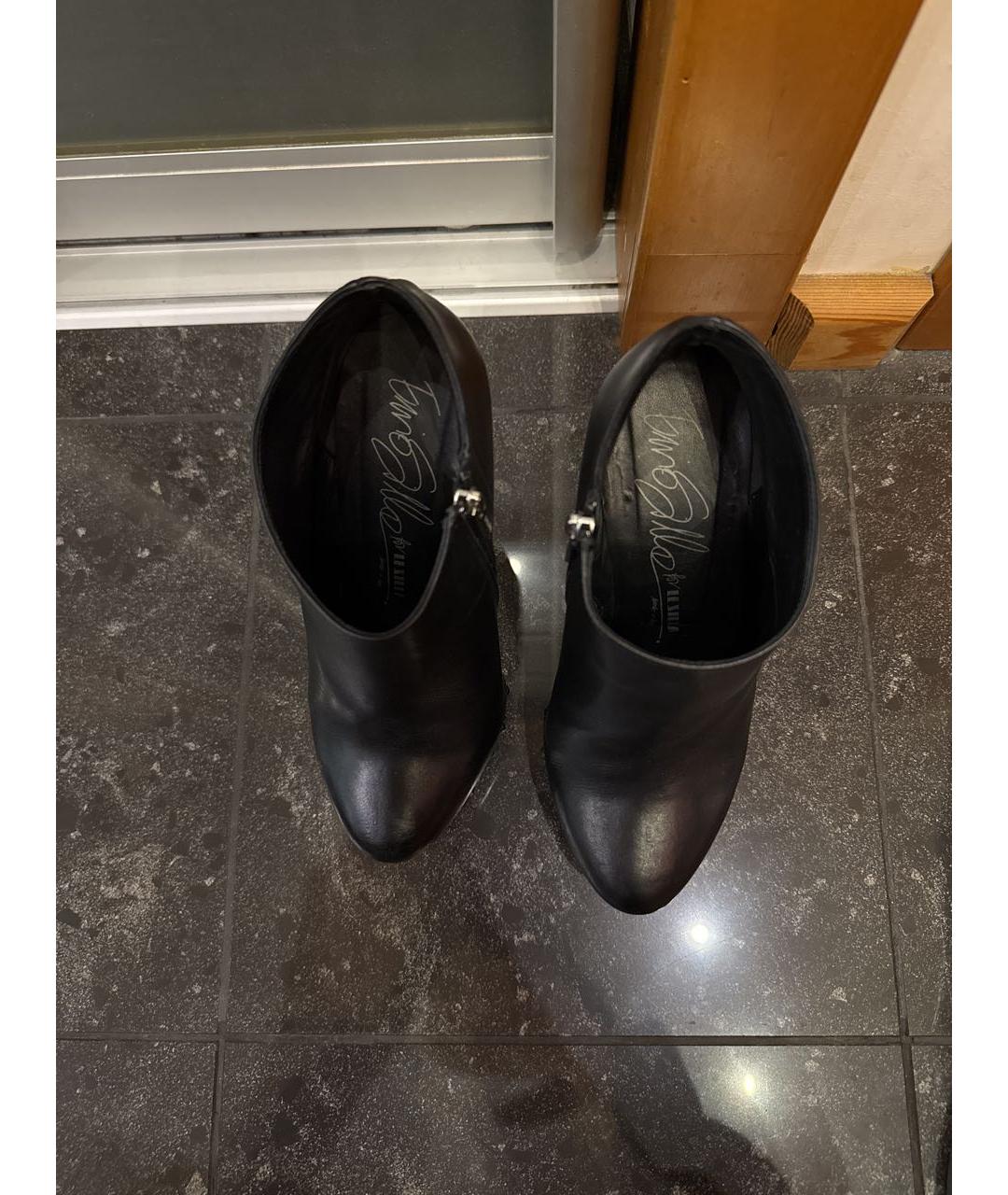 LE SILLA Черные кожаные ботильоны, фото 4