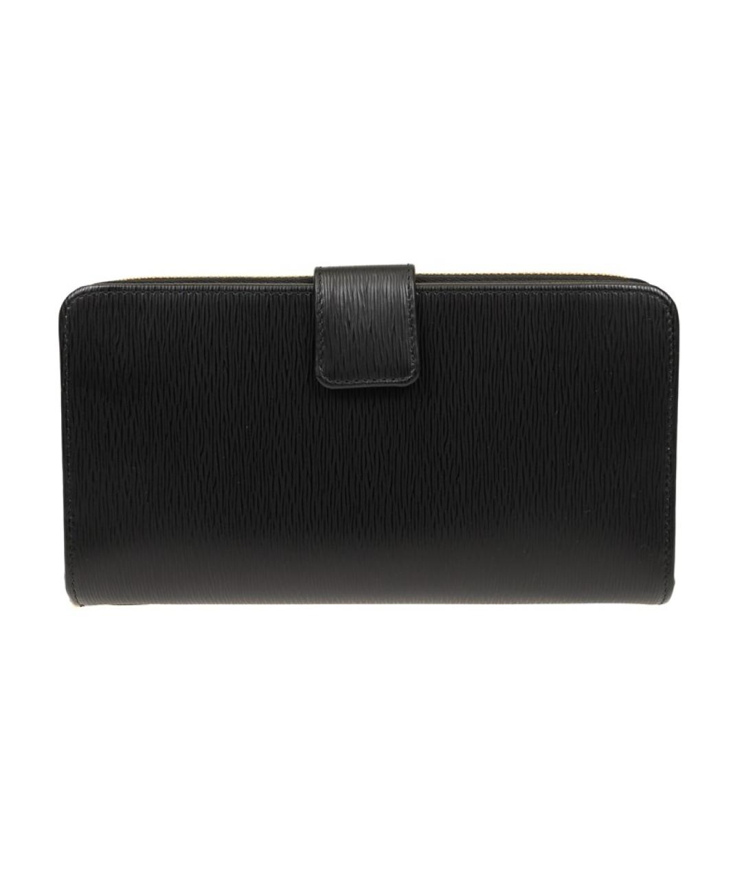 PRADA Черный кожаный кошелек, фото 3