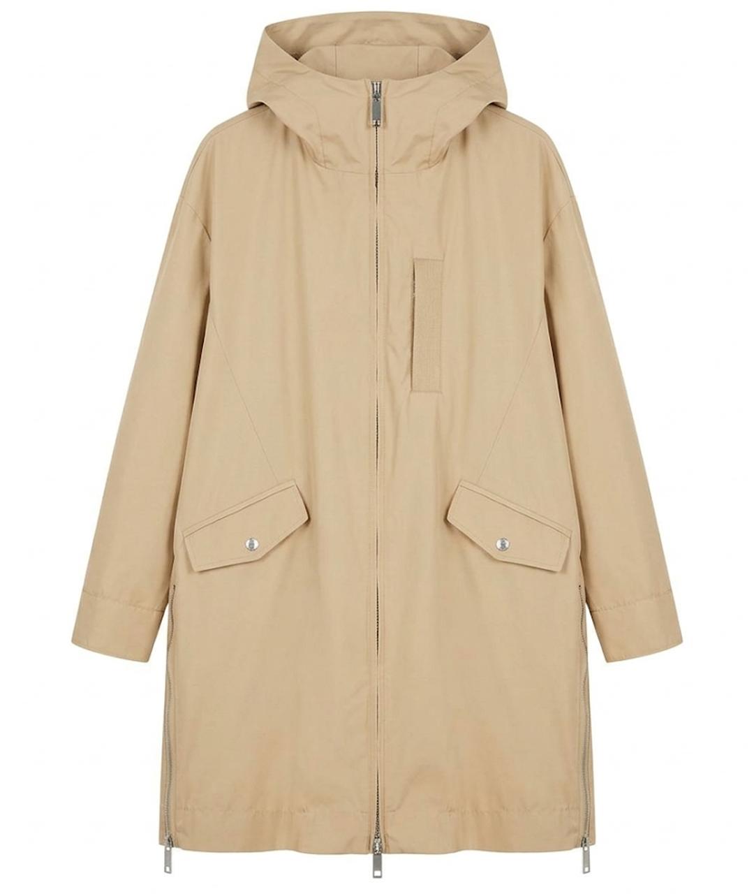 MAX&CO Бежевый полиэстеровый тренч/плащ, фото 1