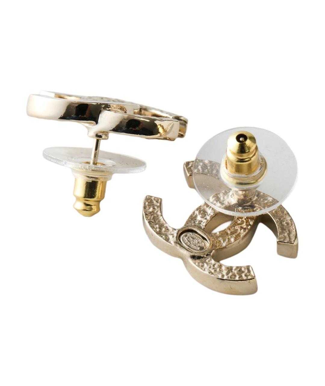 CHANEL Белые серьги, фото 2