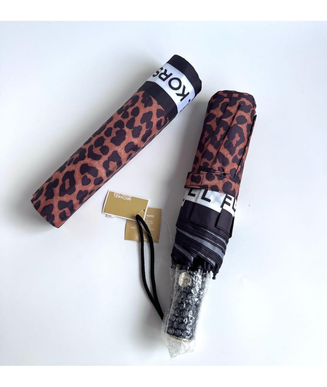 MICHAEL KORS Коричневый зонт, фото 3