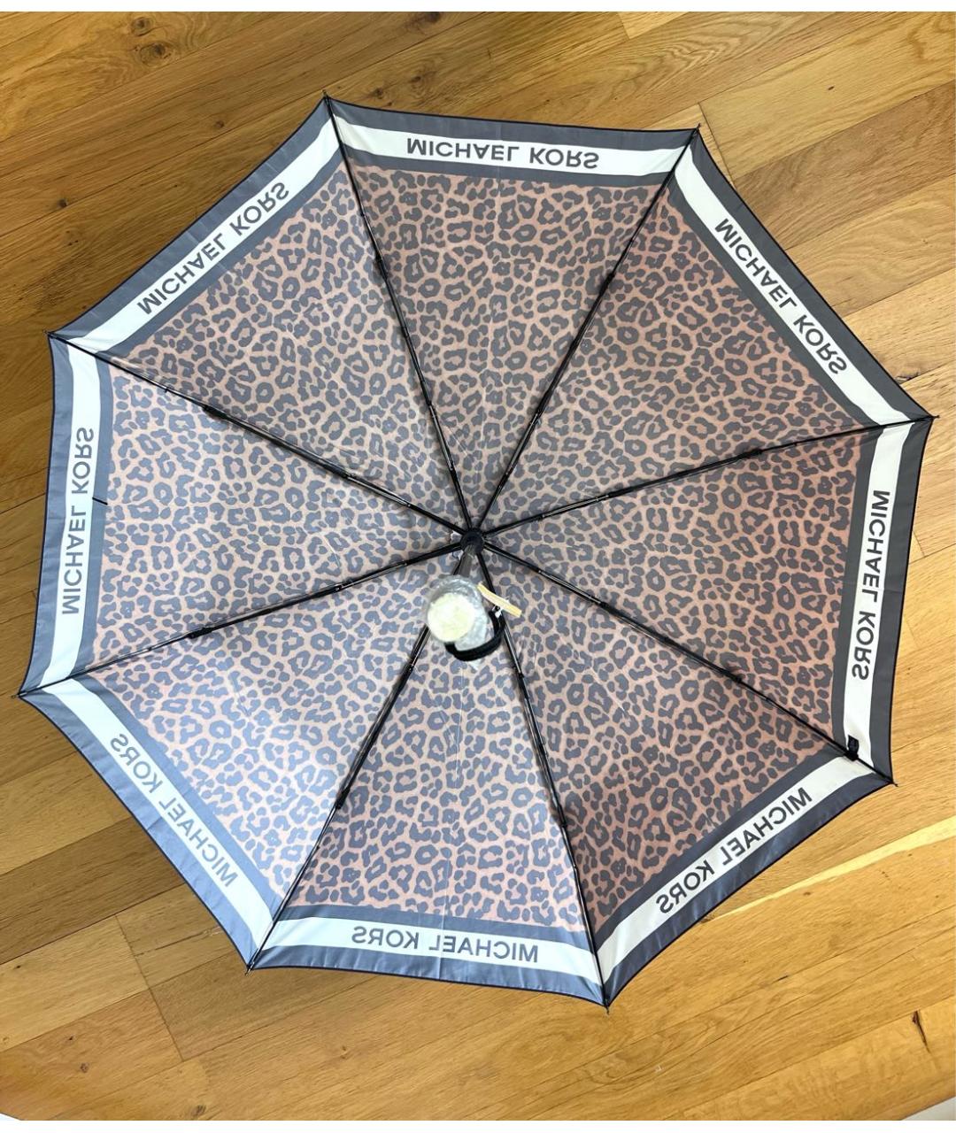 MICHAEL KORS Коричневый зонт, фото 8