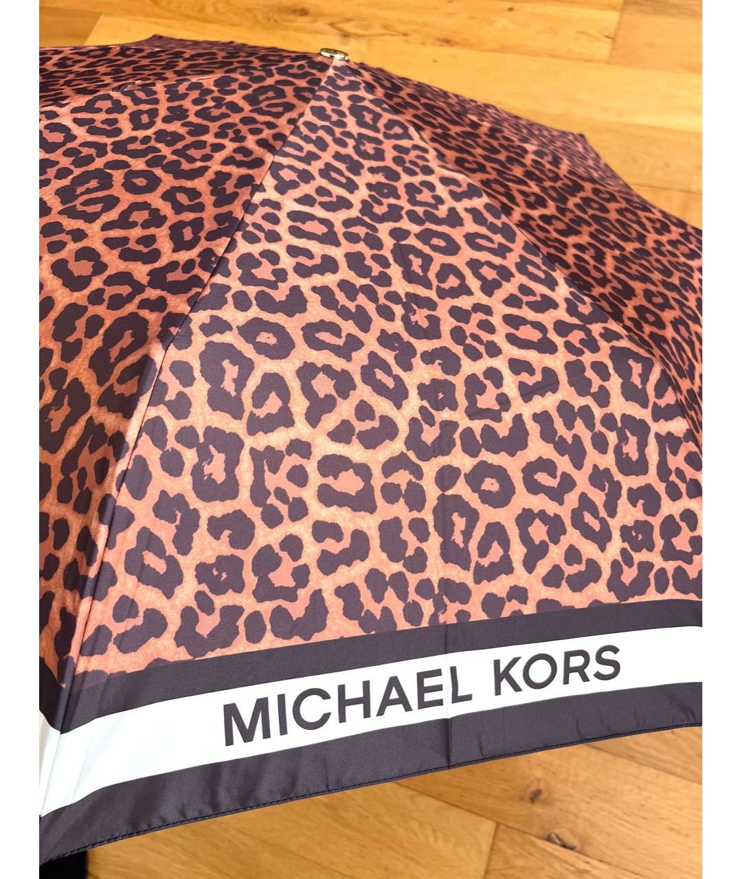 MICHAEL KORS Коричневый зонт, фото 6