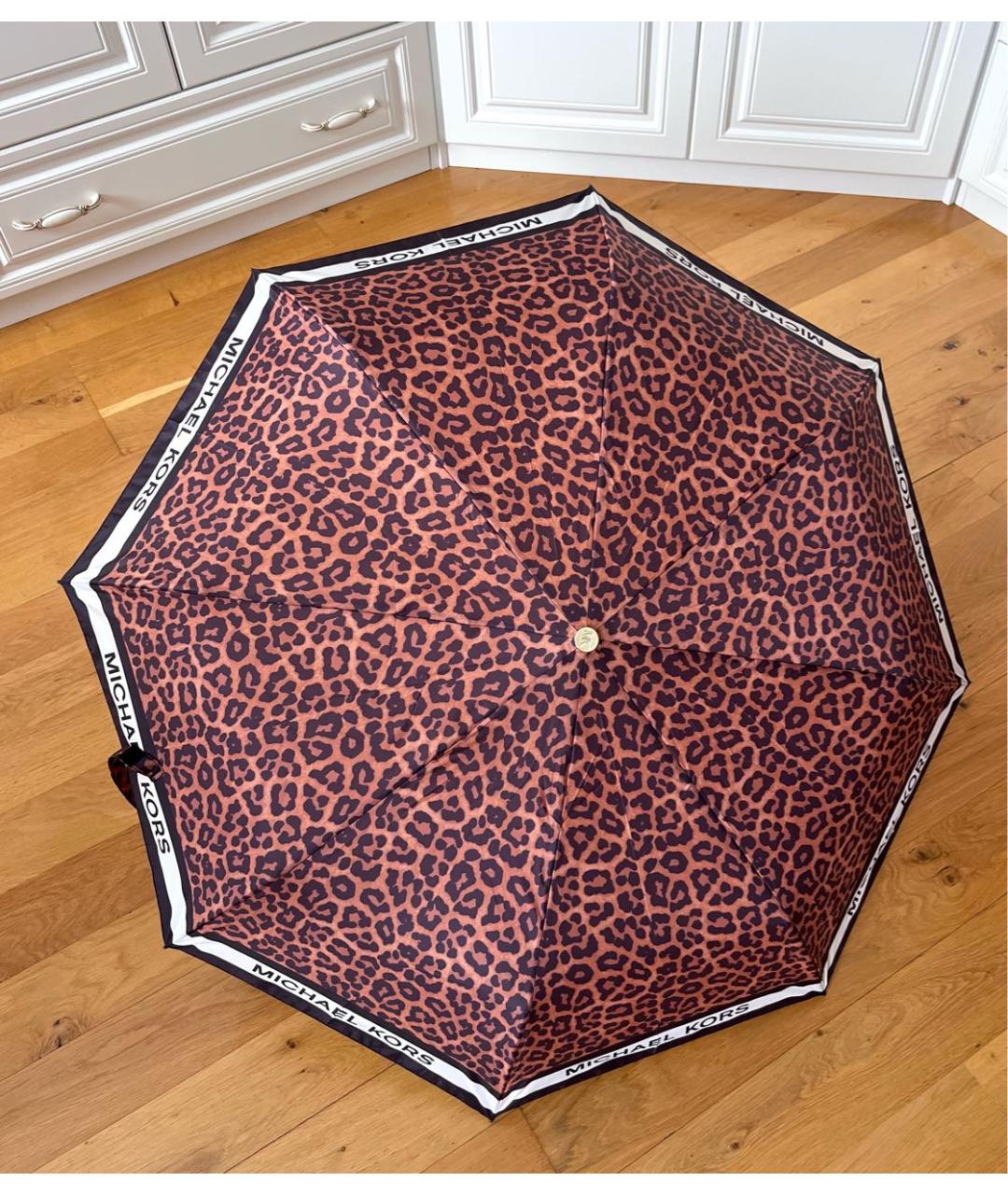 MICHAEL KORS Коричневый зонт, фото 5