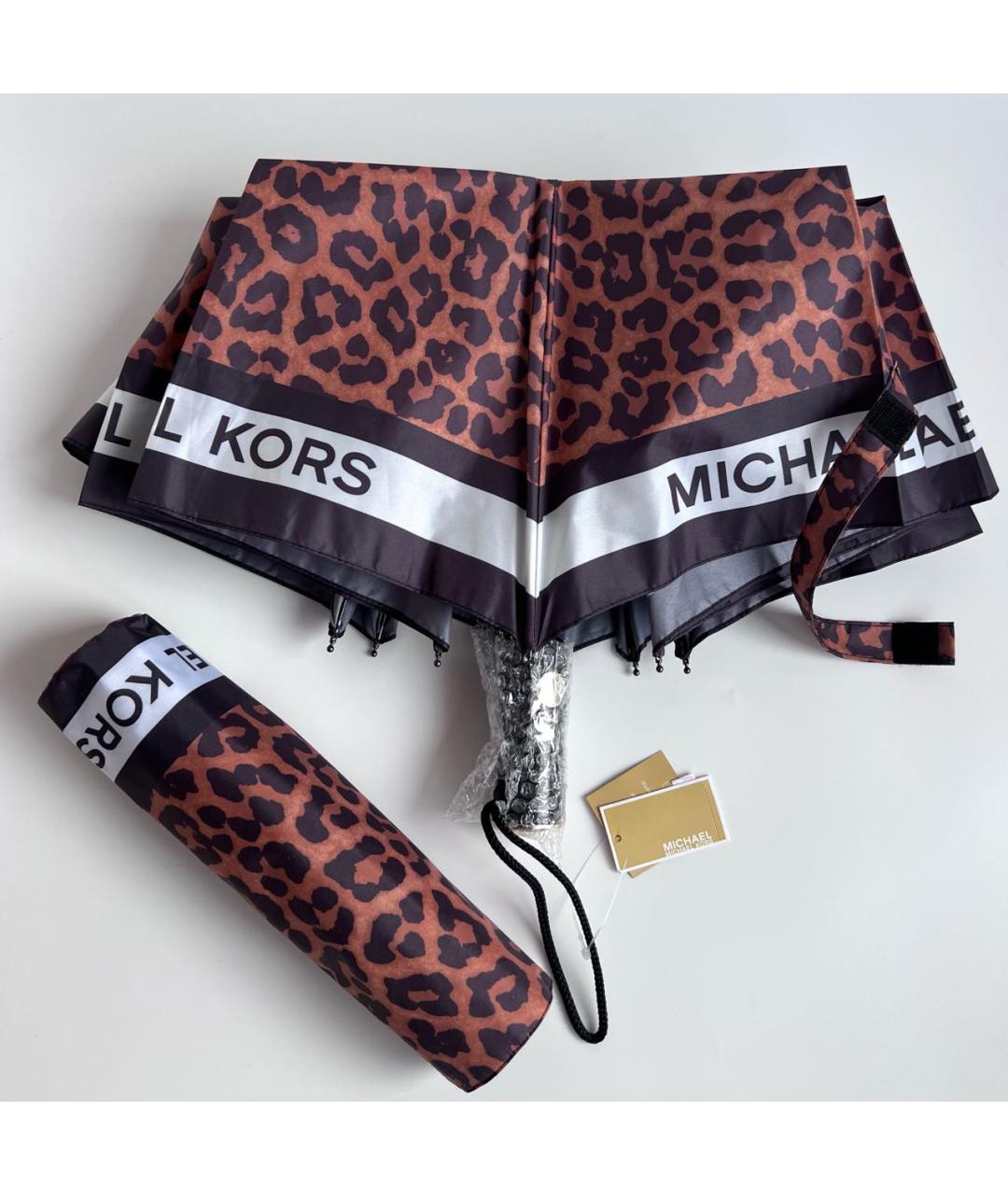 MICHAEL KORS Коричневый зонт, фото 4