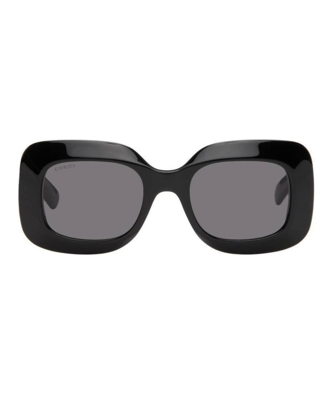 GUCCI Черные пластиковые солнцезащитные очки, фото 2