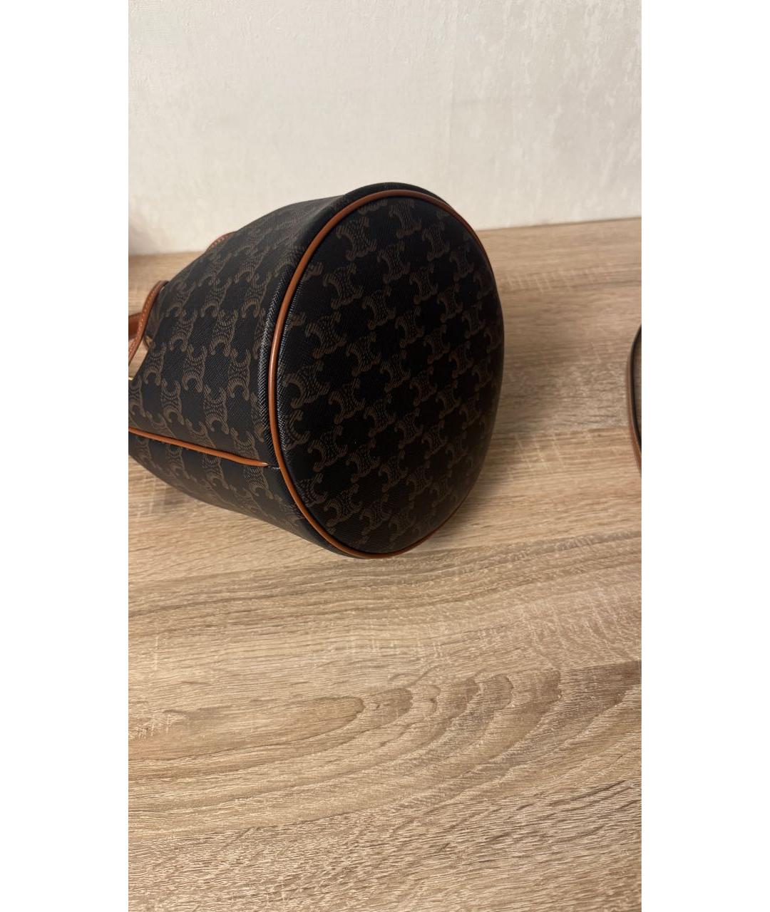 CELINE Коричневая сумка через плечо, фото 3