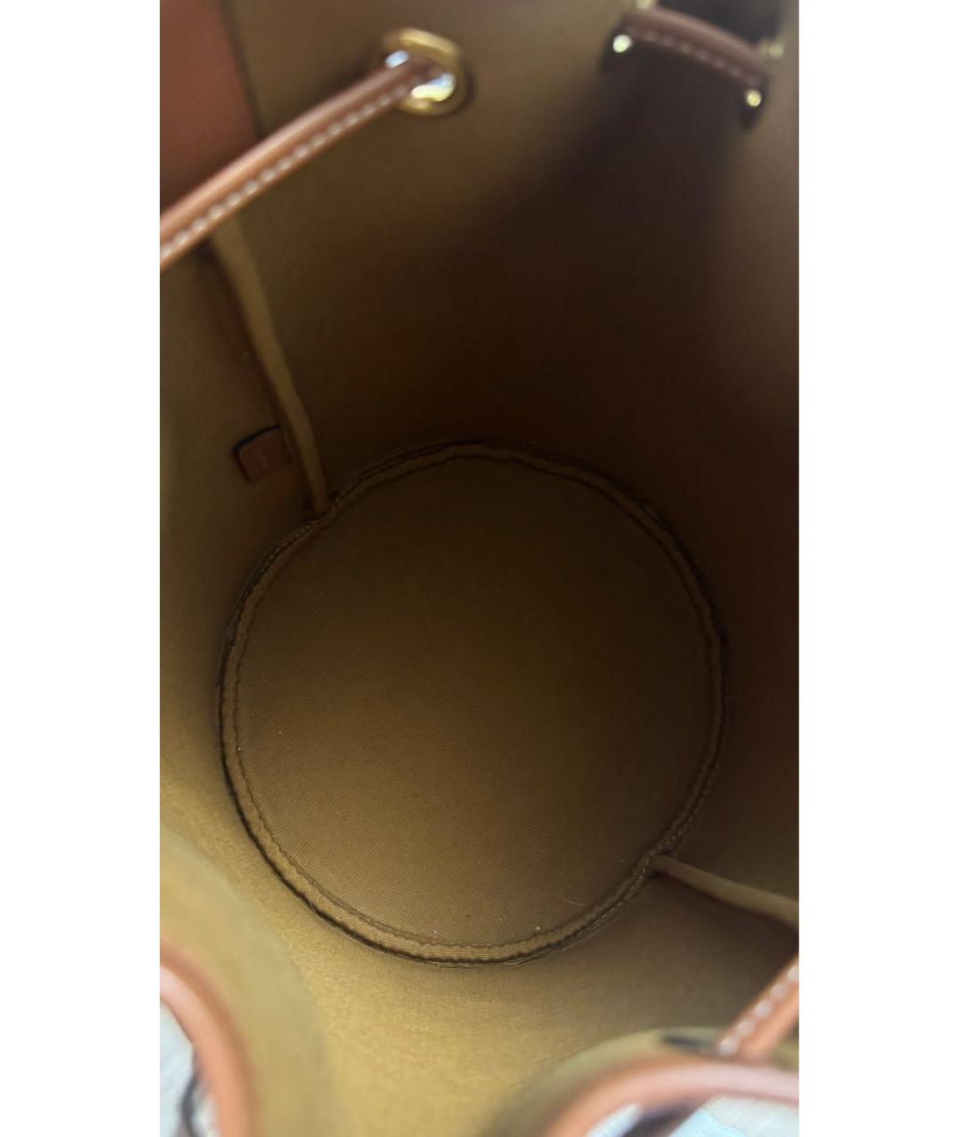 CELINE Коричневая сумка через плечо, фото 5