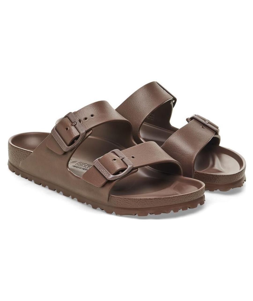BIRKENSTOCK Коричневые шлепанцы, фото 3