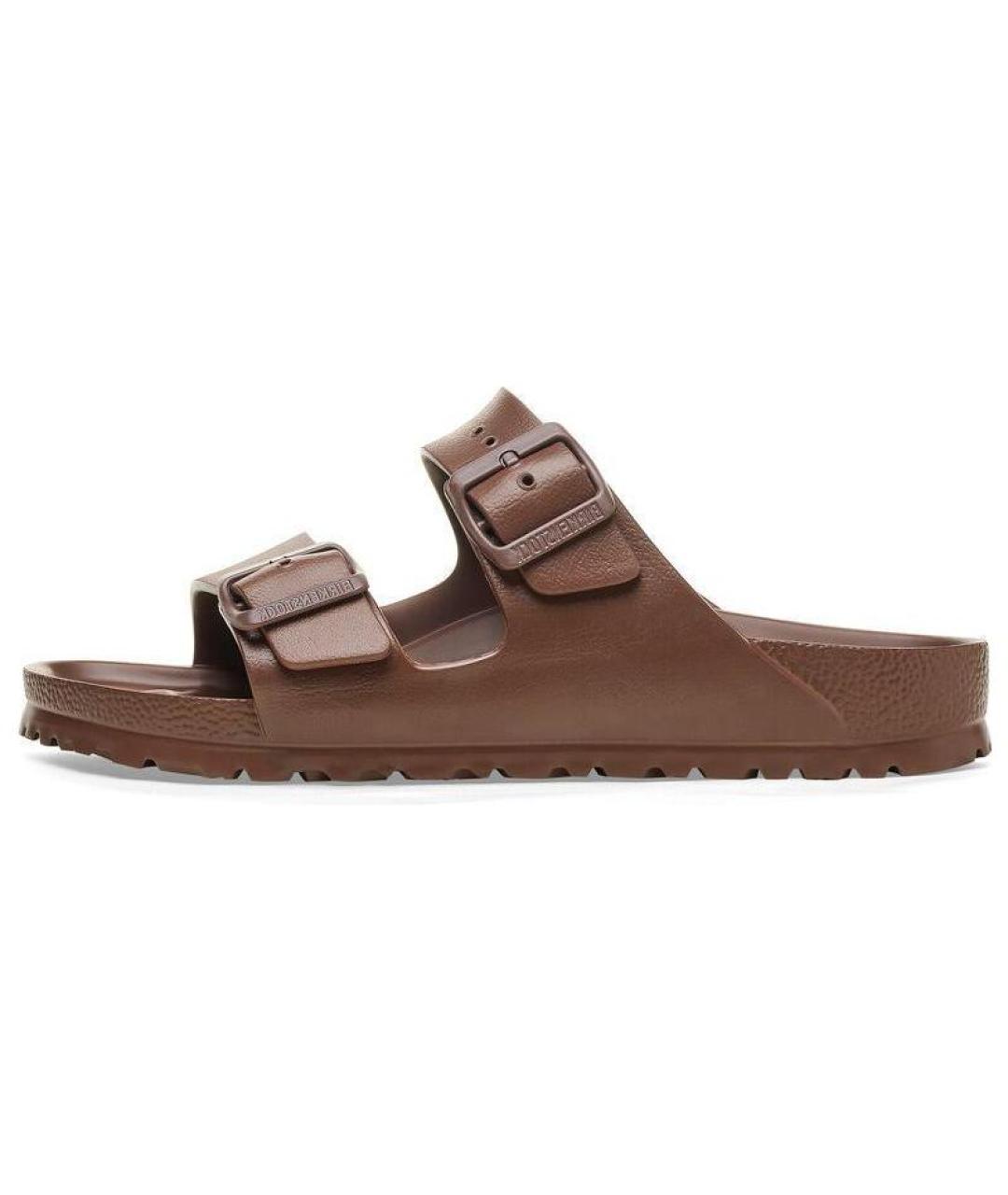 BIRKENSTOCK Коричневые шлепанцы, фото 2