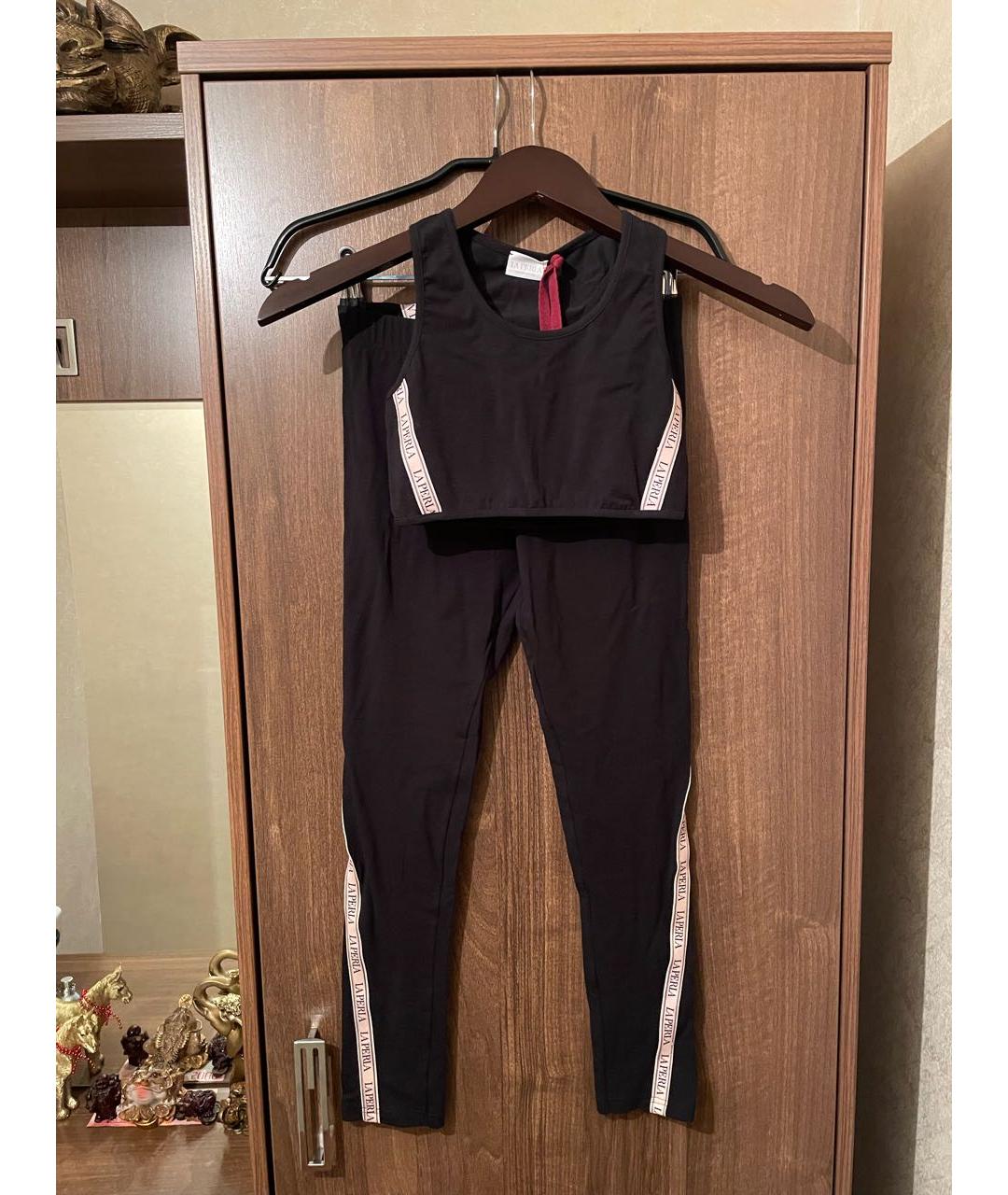 LA PERLA Черный комплект, фото 9