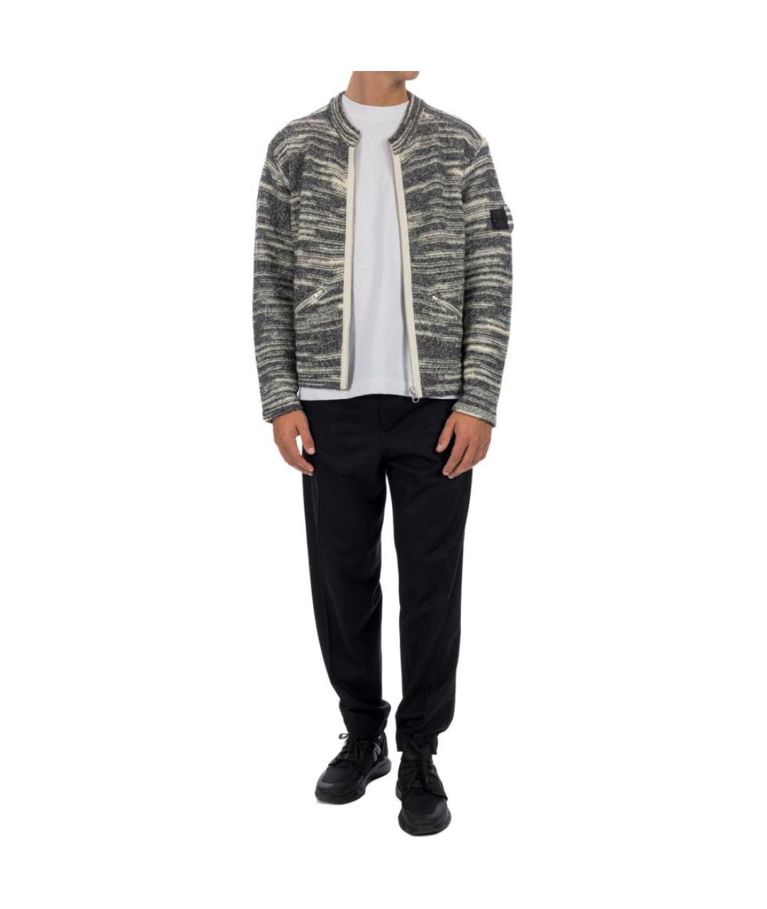 STONE ISLAND Черный джемпер / свитер, фото 3