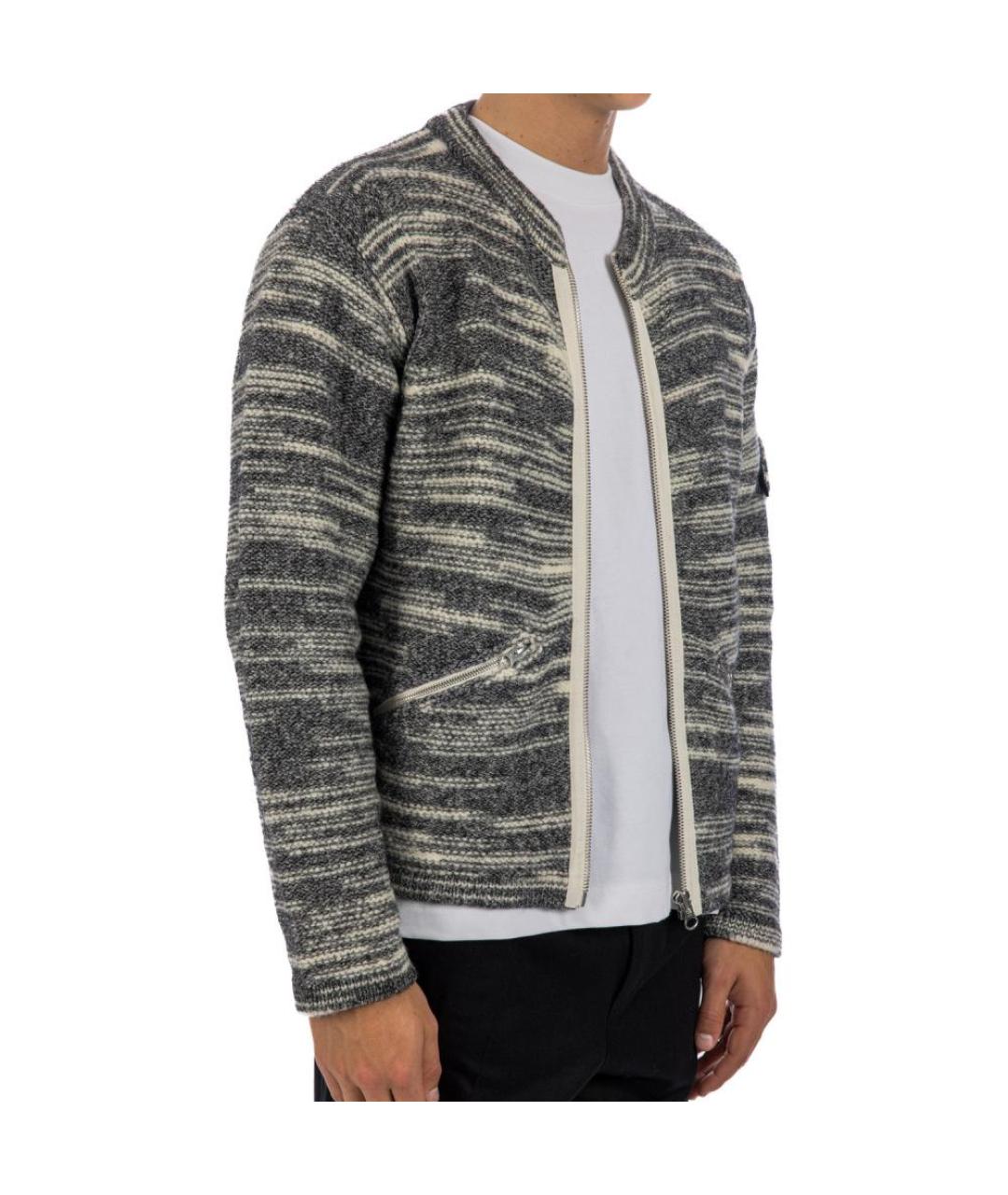 STONE ISLAND Черный джемпер / свитер, фото 5