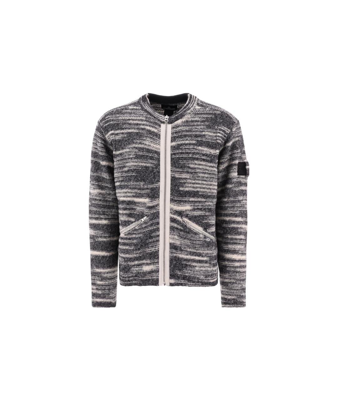 STONE ISLAND Черный джемпер / свитер, фото 6