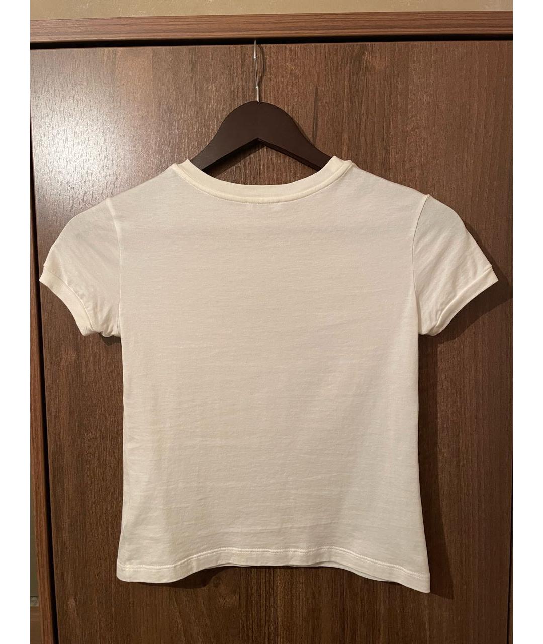 DOLCE&GABBANA Белый хлопковый детская футболка / топ, фото 4