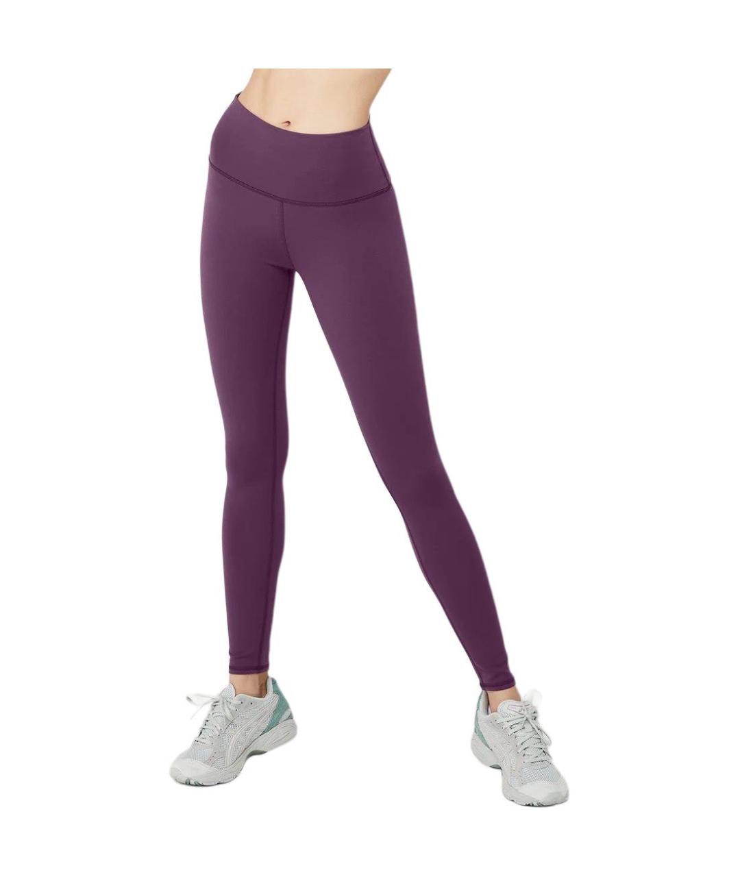 ALO YOGA Фиолетовые леггинсы и велосипедки, фото 3