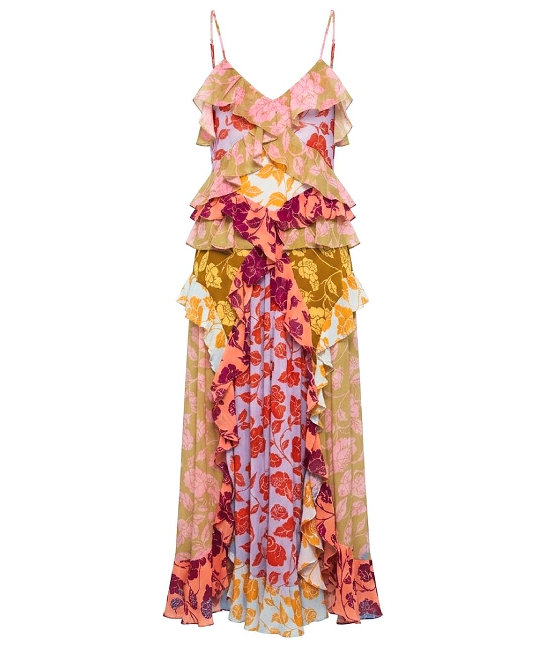 ZIMMERMANN Мульти вискозное коктейльное платье, фото 1