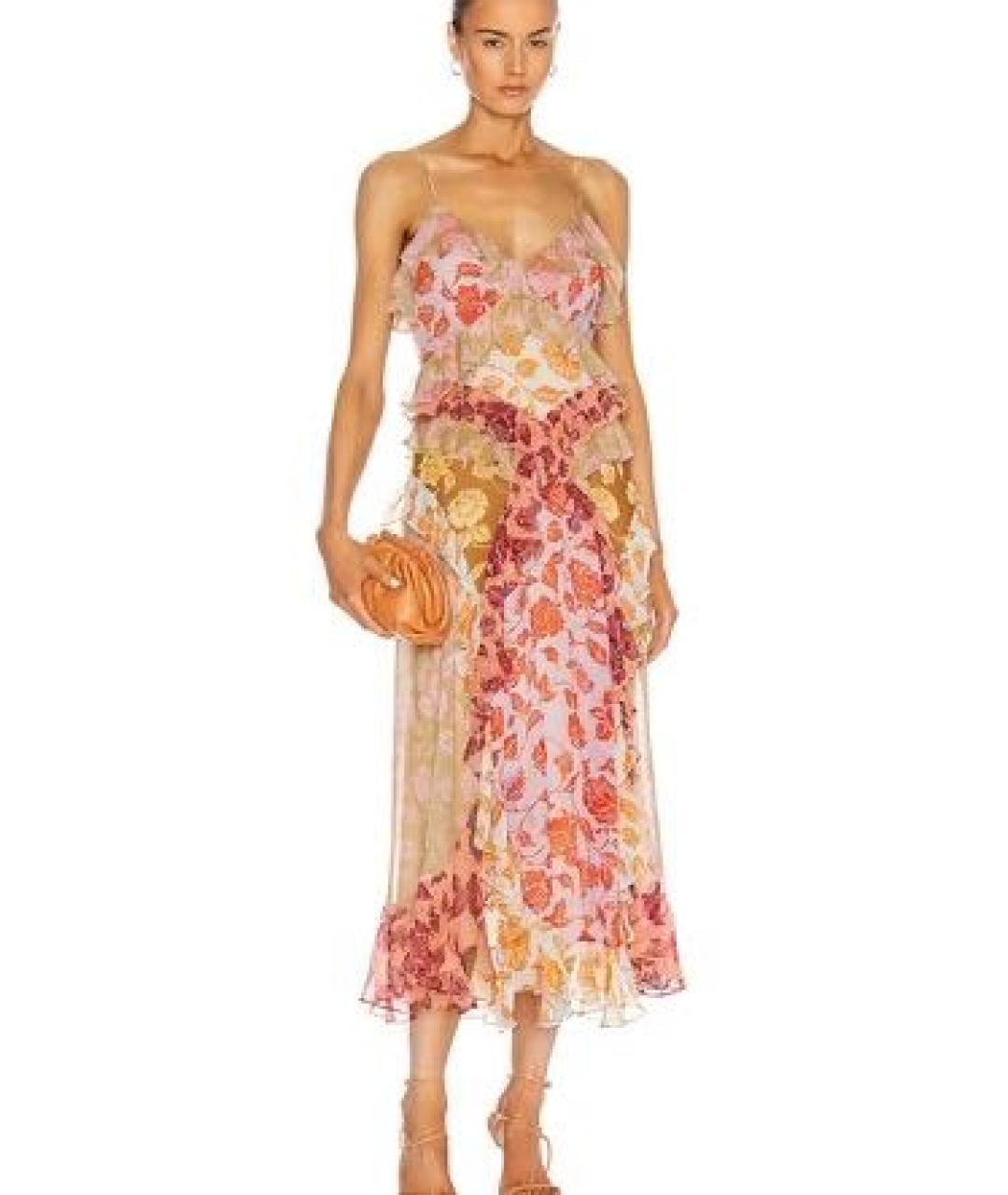 ZIMMERMANN Мульти вискозное коктейльное платье, фото 2