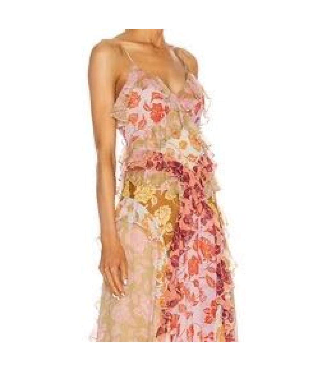 ZIMMERMANN Мульти вискозное коктейльное платье, фото 5